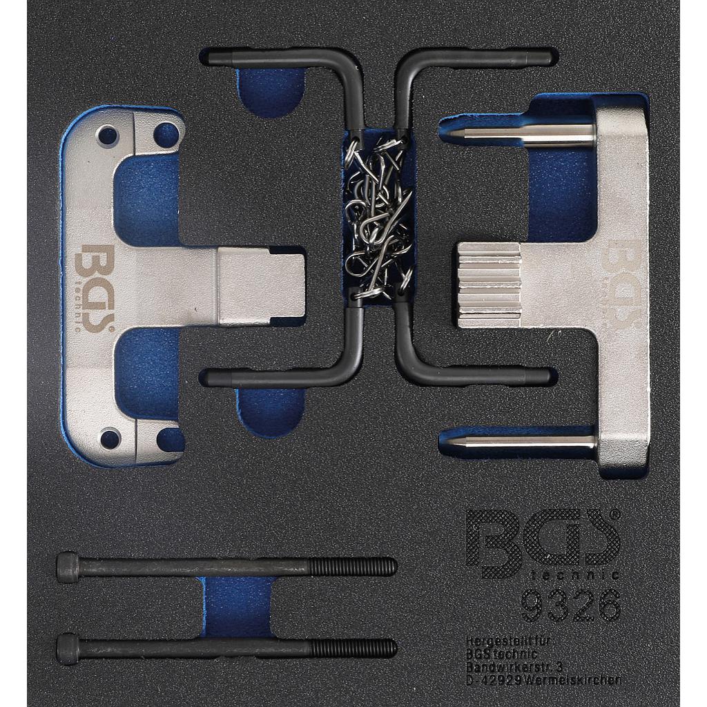 Werkstattwageneinlage 1/6: Motor-Einstellwerkzeug-Satz | für Mercedes-Benz / Chrysler