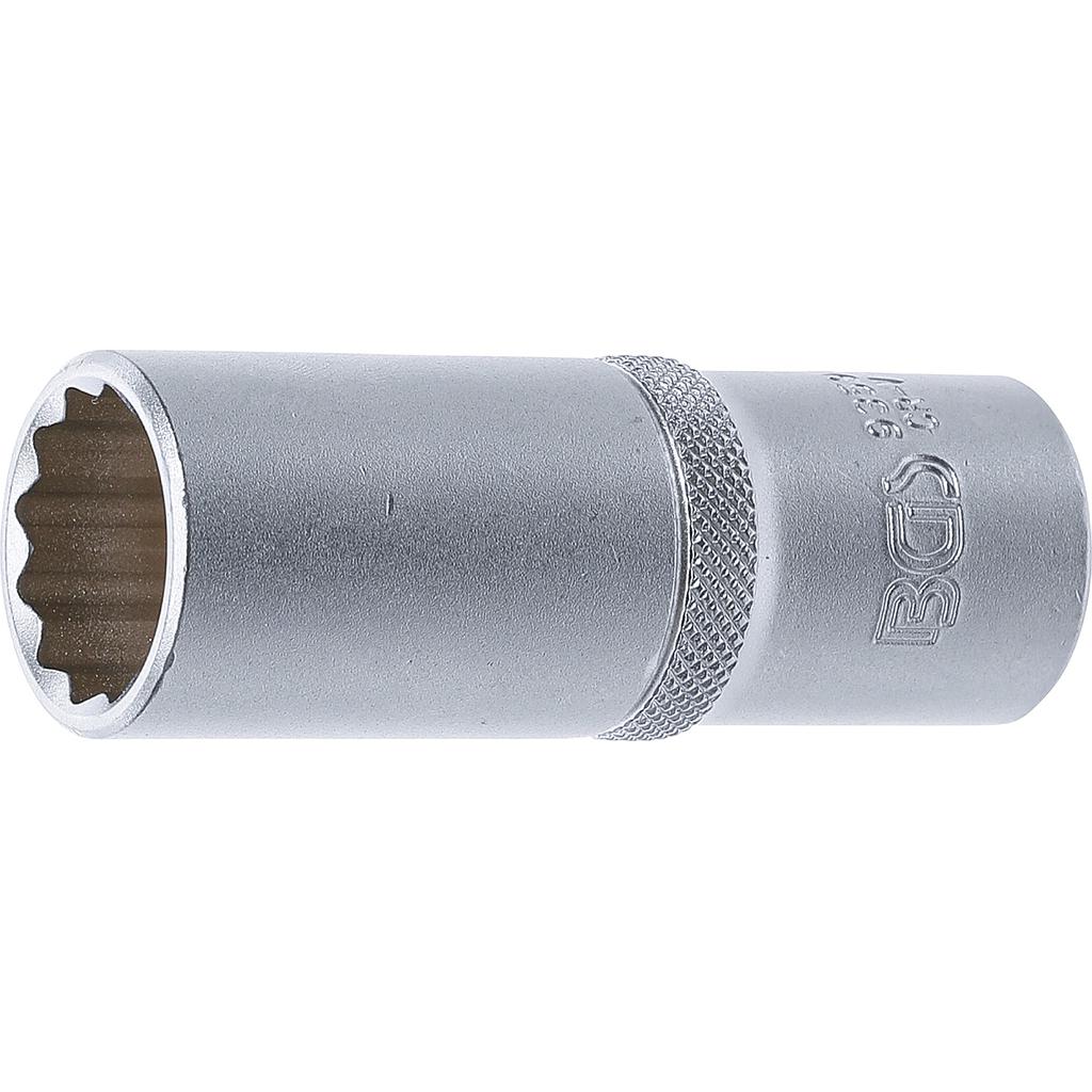 Steckschlüssel-Einsatz Zwölfkant, tief | Antrieb Innenvierkant 12,5 mm (1/2&quot;) | SW 20 mm