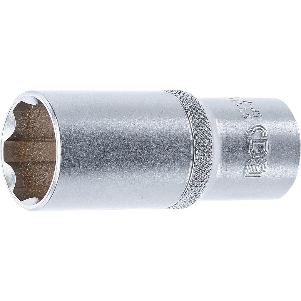 Steckschlüssel-Einsatz Super Lock, tief | Antrieb Innenvierkant 12,5 mm (1/2&quot;) | SW 24 mm