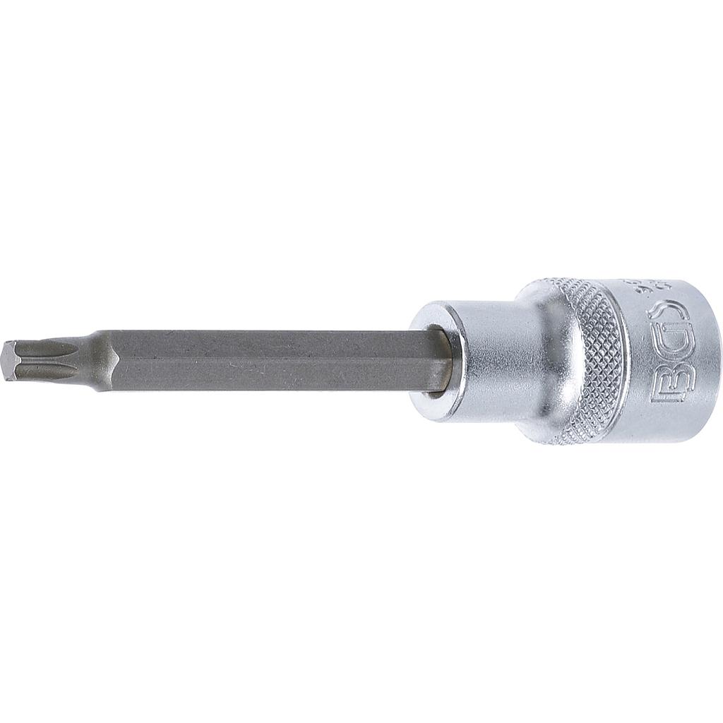 Bit-Einsatz | Länge 100 mm | Antrieb Innenvierkant 12,5 mm (1/2&quot;) | T-Profil (für Torx) T35