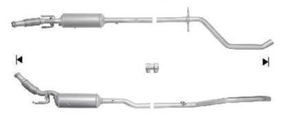 PSA C5 III/508/407 2.0HDi (RHH DW10CTED4)  4/09-12/15 roetfilter(Euro 5) SILICON