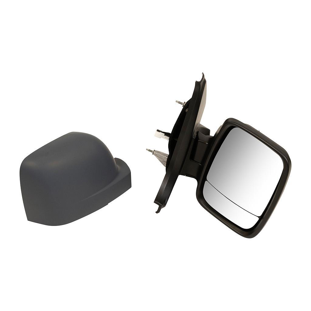 Rétroviseur extérieur complet, court, droite, à dégivrage électrique, avec capuchon de rétroviseur, avec apprêt (du fabricant d´origine)