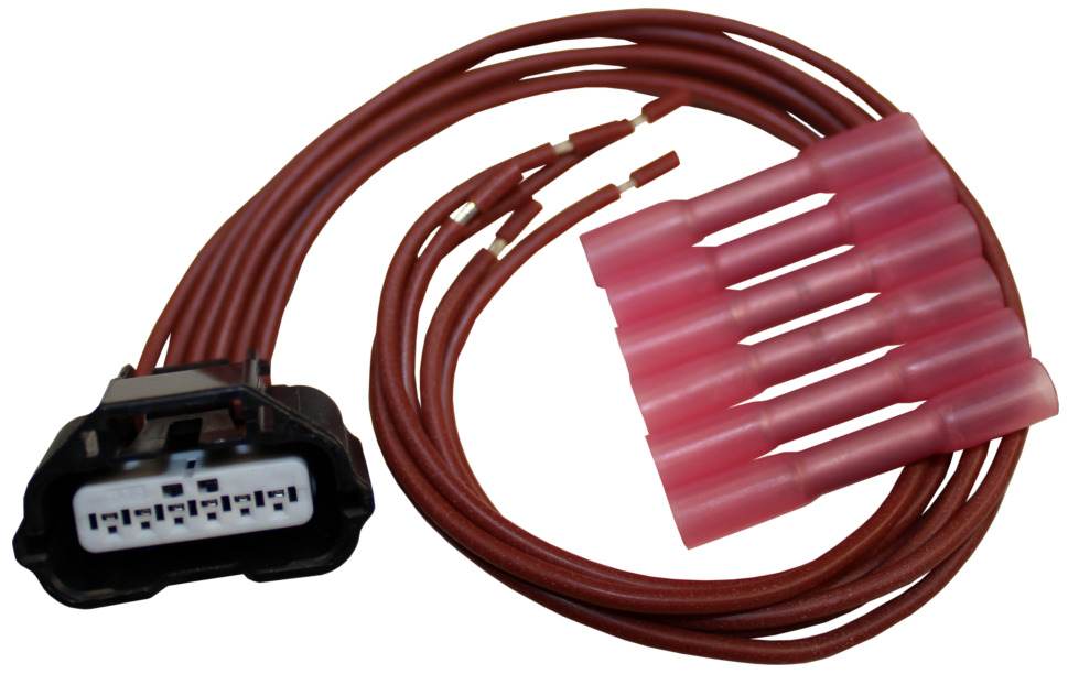 Rep.-Satz AGR-Ventil Stecker, 6-adrig, Diesel 1.9 dCi, Laguna II (05-), Megane II (05-), Scenic (05-), mit Hochsilikonkabel Qualität