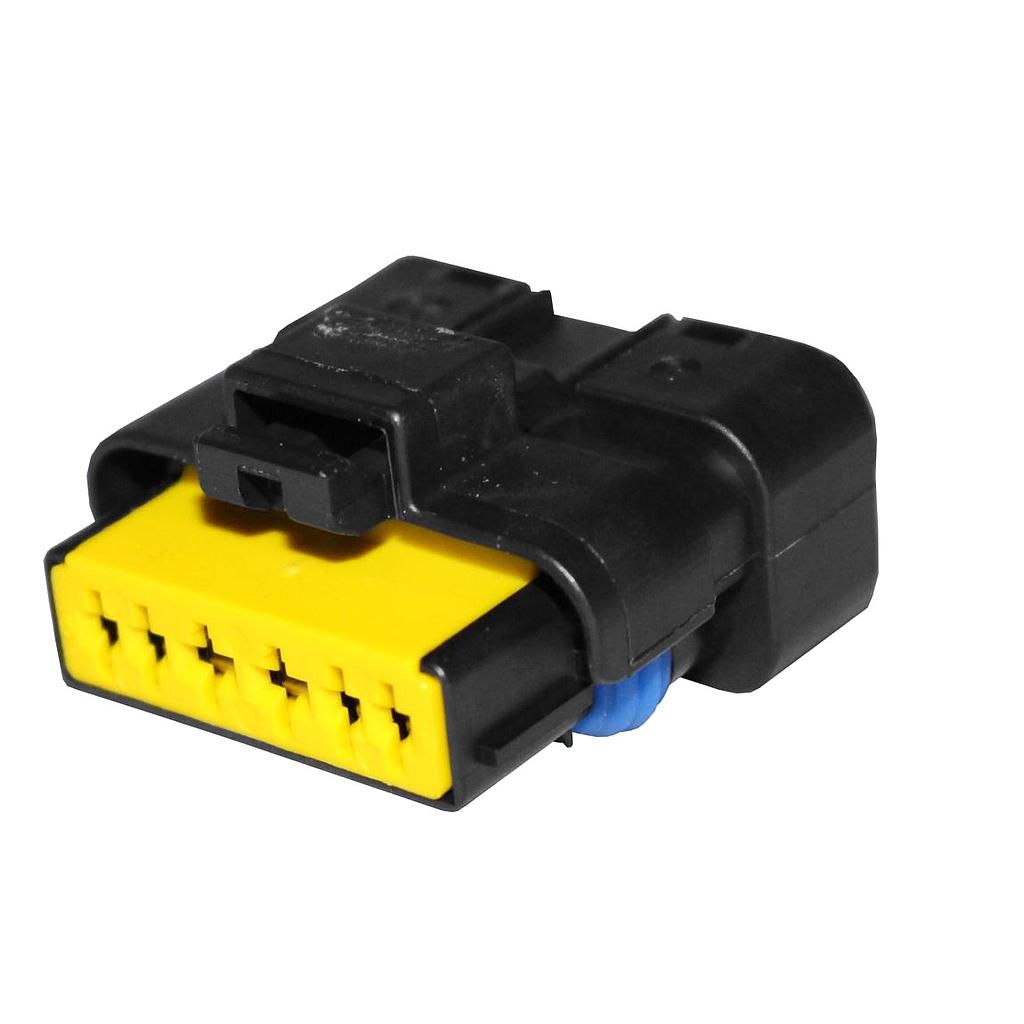 Rep.-Satz Drosselklappen Stecker, 6-polig u.a. Fiat Stilo (Drosselklappe 71732365, 71787587), Renault Kangoo, Clio II, Citroen Xsara Picasso, Vgl.Nr. 7701053869, 6541Q6