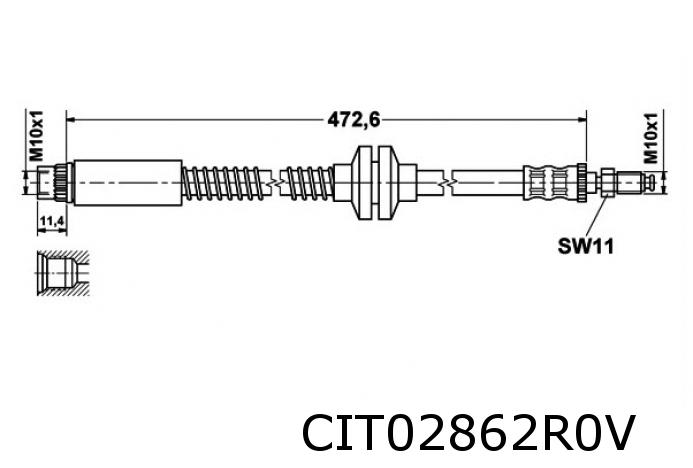 Flexible de frein Evasion avant