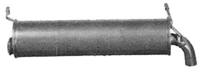 Pot echappement ZX 1,6/1,8 arrière